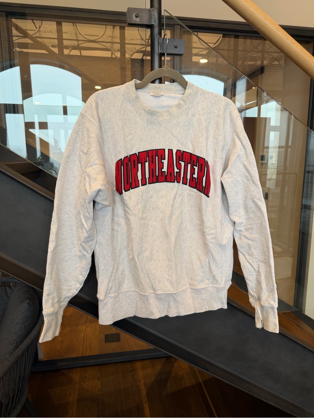 Northeastern University Champion Crewneck Sweatshirt